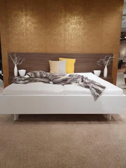 Bett 0500 Materico Cotto Und Echtlack Bianco Weiß