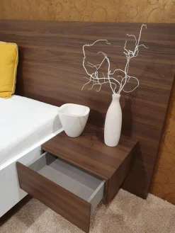 Bett 0500 Materico Cotto Und Echtlack Bianco Weiß