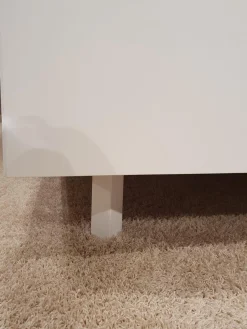 Bett 0500 Materico Cotto Und Echtlack Bianco Weiß