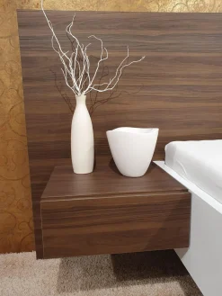 Bett 0500 Materico Cotto Und Echtlack Bianco Weiß