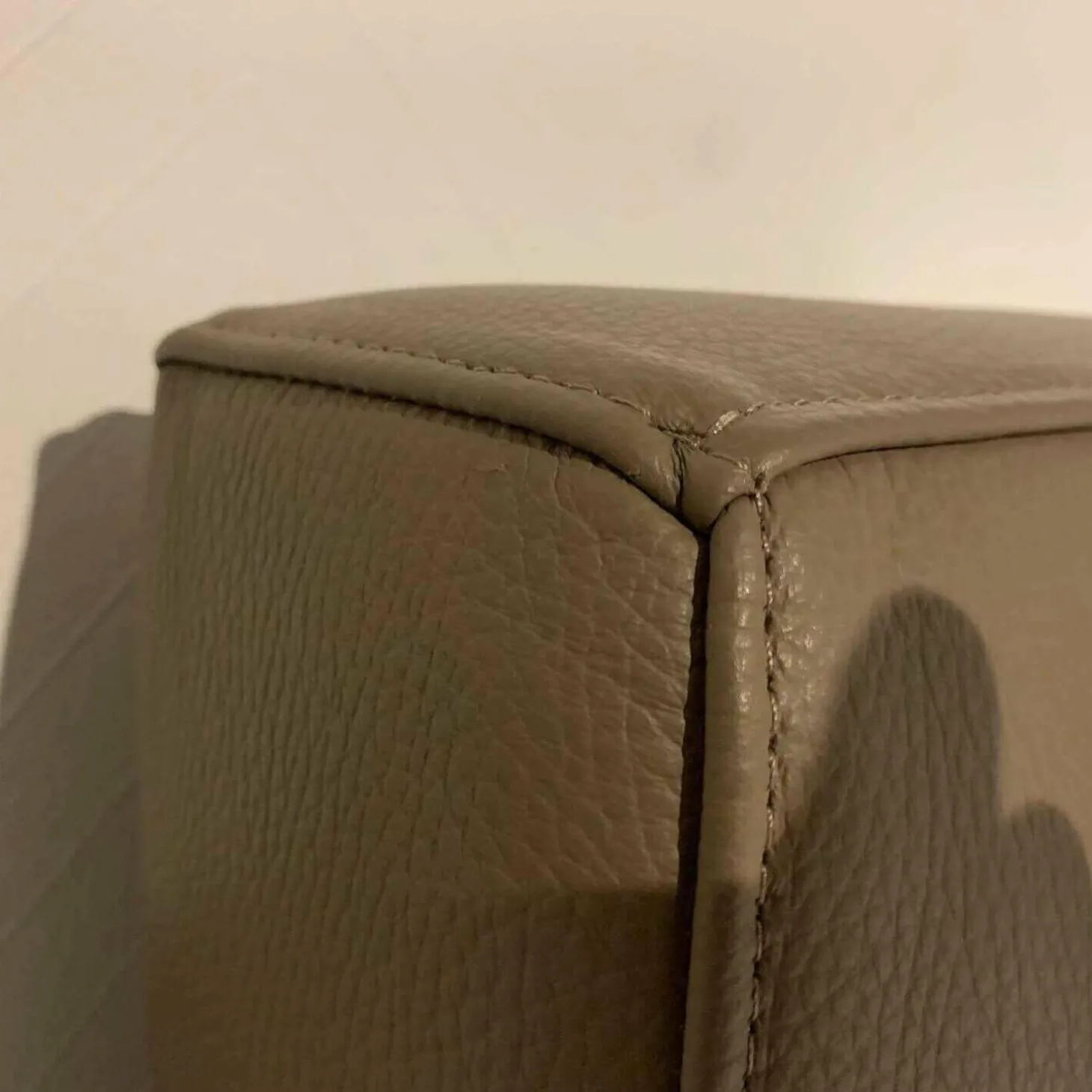 Bett Bohemian Leder Monza Braun mit Matratze H1/H2