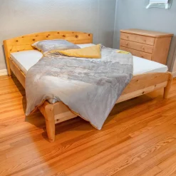 Bett Diogenes Zirbe Roh Ohne Matratzen Und Ohne Lattenrost