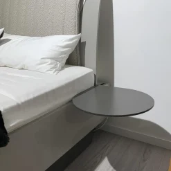 Bett Izzy M23 Muschel Lackiert Matt 180x200 mit Unterfederungen und Matratzen