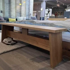 Bett Massivholz Europäische Eiche Geölt Mit Bank Und Beistelltisch