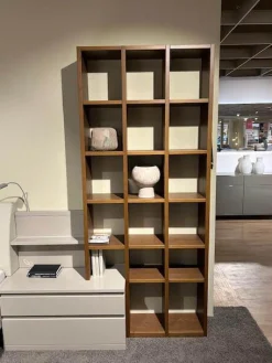 Bett mit Anbauregal Skara Schlafen Lack Cashmere (R4)