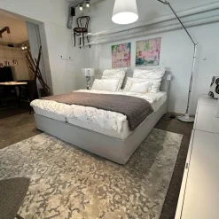 Bett Purebeds Ell The Young Generation Stoff 1 Erik 640 Natur Grau Inklusive 2 Matratzen