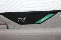 Bett Relax 180x200 Stoff Ash Grau mit Lattenrost und 2 Matratzen