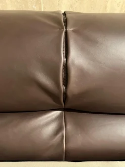 Bett Tufty Time Leder 1228350 Kora Dunkelbraun Füße Eiche Natur Inklusiv Matratze und Lattenrost