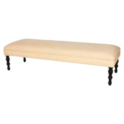 Bettbank Stockton Stoff Allen Gestell Burton Buche Ebenholzfarben