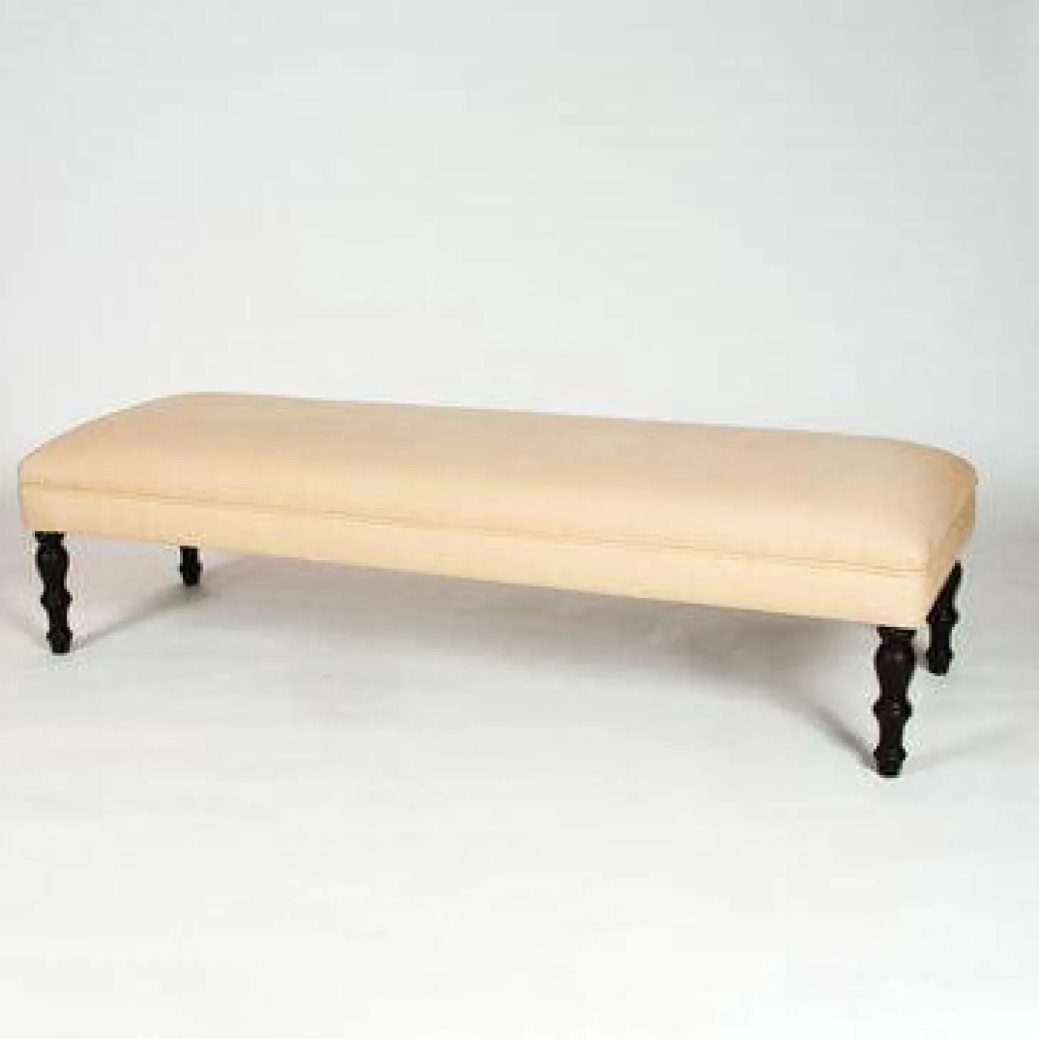 Bettbank Stockton Stoff Allen Gestell Burton Buche Ebenholzfarben