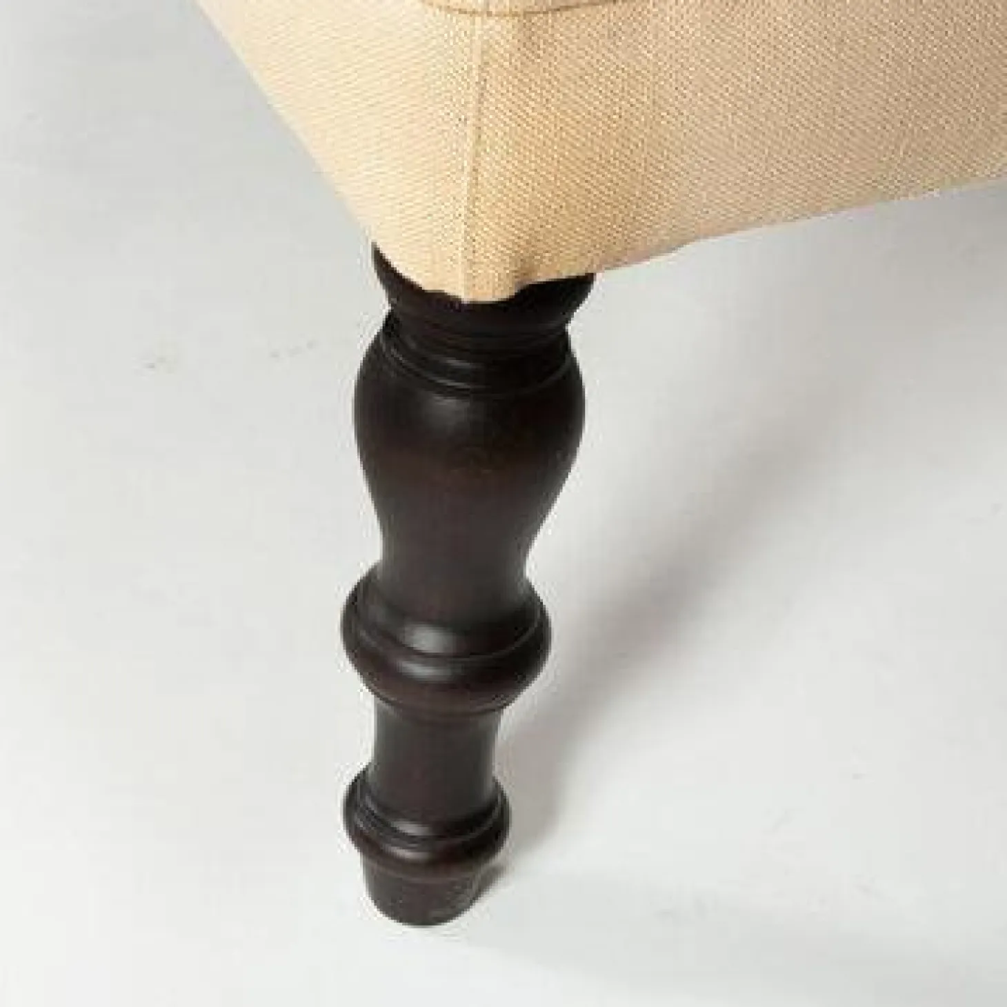 Bettbank Stockton Stoff Allen Gestell Burton Buche Ebenholzfarben