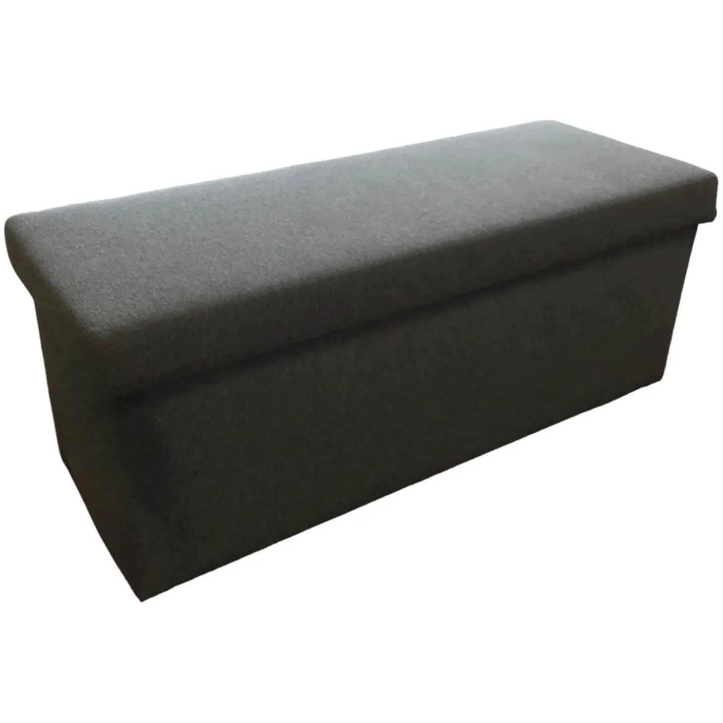 Betttruhe Modell Deluxe Stoff 4672 Ontario Farbe 20 Hellgrau Uni