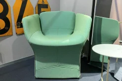 Bloomy Sessel Stoff A7864 Elastic 1 Uniform Melange Oase Grün