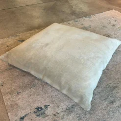 Bodenkissen Badawi Prenaiti CA0212 Stoff Seide Grau Braun