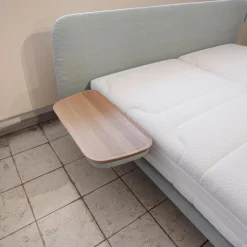 Boxspringbett Finesse Stoff KSC Mint Fuß Alu Rahmen Starr Mit 2 Matratzen Und 2 Nachtkkommoden