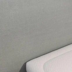 Boxspringbett Finesse Stoff KSC Mint Fuß Alu Rahmen Starr Mit 2 Matratzen Und 2 Nachtkkommoden