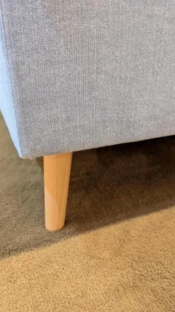 Boxspringbett Made In Green Königssee Stoff C 3012 Hellblau Füße F10 Buch Inklusive Matratze Gelauflage Integriert Mit 4 Kissen Ohne Plaid