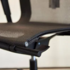 Bürostuhl Una Plus Bezug Stoff Mesh 01 Nero Schwarz Gestell Nylon Schwarz Struktur 115 Schwarz Mit 5 Stern Fuß Auf Rollen