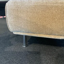 Chaiselongue Standalto Stoff T8575-33 Creme Füße Paladium Metall