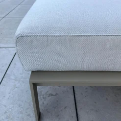 Chaiselounge Solanas Tumbona Auflage Stoff Soft Duo Crudo 07 Beige Grau