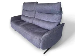 Comfort Sofa 4051 Cumuly Stoff Uni Ozean Blau Gestell Metallkufen Anthrazit Inklusive Elektrische Verstellung