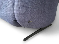 Comfort Sofa 4051 Cumuly Stoff Uni Ozean Blau Gestell Metallkufen Anthrazit Inklusive Elektrische Verstellung