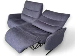 Comfort Sofa 4051 Cumuly Stoff Uni Ozean Blau Gestell Metallkufen Anthrazit Inklusive Elektrische Verstellung