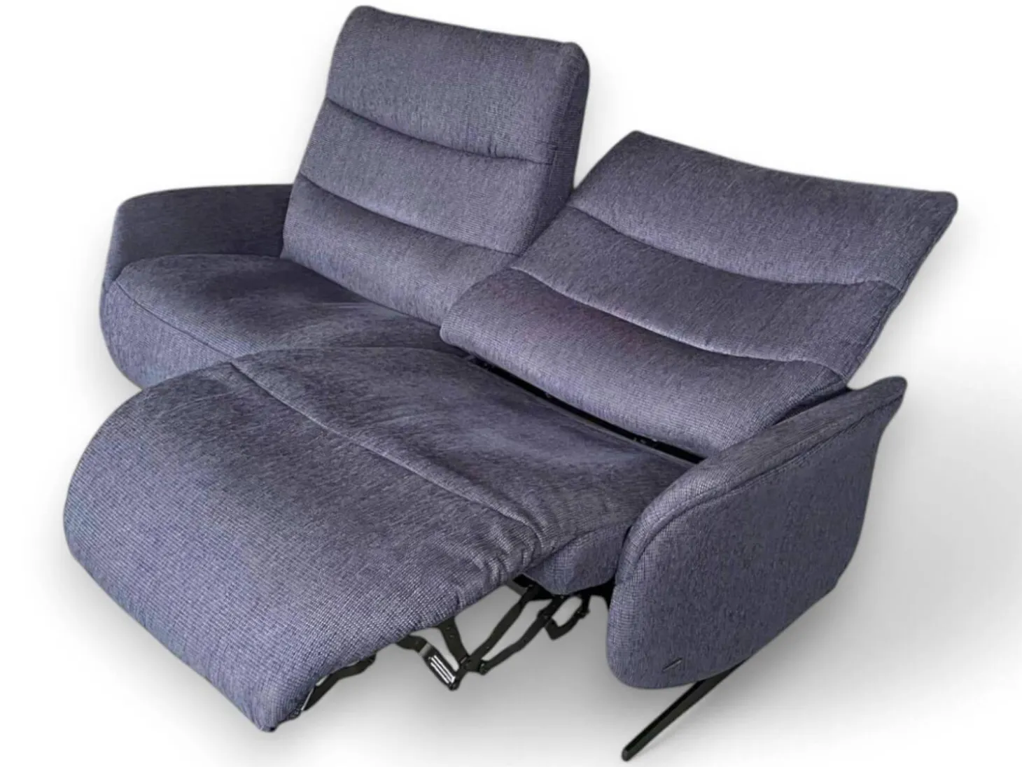 Comfort Sofa 4051 Cumuly Stoff Uni Ozean Blau Gestell Metallkufen Anthrazit Inklusive Elektrische Verstellung