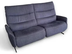 Comfort Sofa 4051 Cumuly Stoff Uni Ozean Blau Gestell Metallkufen Anthrazit Inklusive Elektrische Verstellung