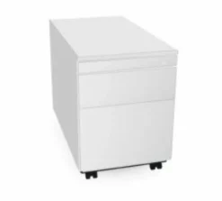 Container ECO.S 9 HE auf Rollen Front Und Korpus Reinweiss