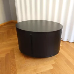 Container Ellipse Einstöckig Melamin Schwarz Profile Aluminium Schwarz