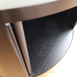 Container Ellipse Einstöckig Melamin Schwarz Profile Aluminium Schwarz