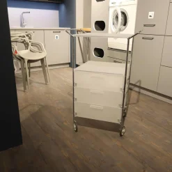 Container Mobil 2330 Mit Handgriffen Eisfarben L1 Verchromt