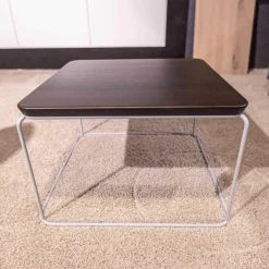 Couchtisch 151 Eckig H65 Eiche Dunkel Gestell Telegrau