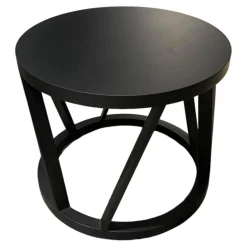 Couchtisch 920 Eiche Massiv H70 Schwarz Gebeizt