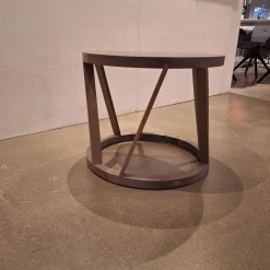 Couchtisch 920 Nussbaum Massiv Altgrau Gebeizt