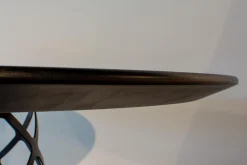 Couchtisch Aoyama Schwarze Laminat Untergestell Metall Schwarz