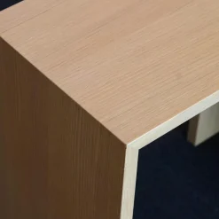 Couchtisch Basello Eiche Lackiert Verbindungsstück Stahl Schwarz