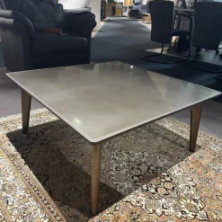 Couchtisch Blend Platte Metall Peltrox Rahmen Esche Grau Gestell Esche Bronzefarben