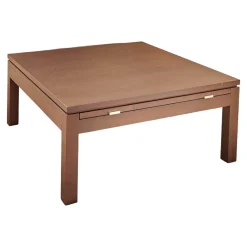 Couchtisch Bordeaux Eiche Dunkel Wengefarbig Inklusive 2 Schubladen Und 2 Tablarauzügen