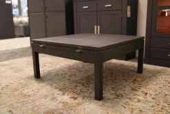 Couchtisch Bordeaux Europäische Wildkirsche Massiv Anthrazit