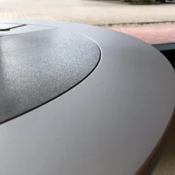 Couchtisch Calumet White Alu mit integrierter Lampe