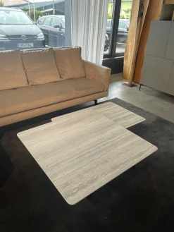 Couchtisch Cena Tischplatte Keramik Marble Gestell Metall Schwarz