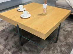 Couchtisch CT 240 Natureiche Lack grau