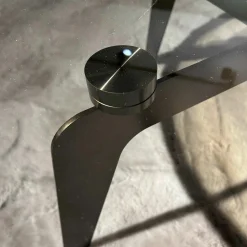 Couchtisch Kirk Platte Glas Bronziert Gestell Metall Bronze Lackiert