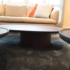 Couchtisch Louisa Platte Und Gestell Holz Eukalyptus Braun