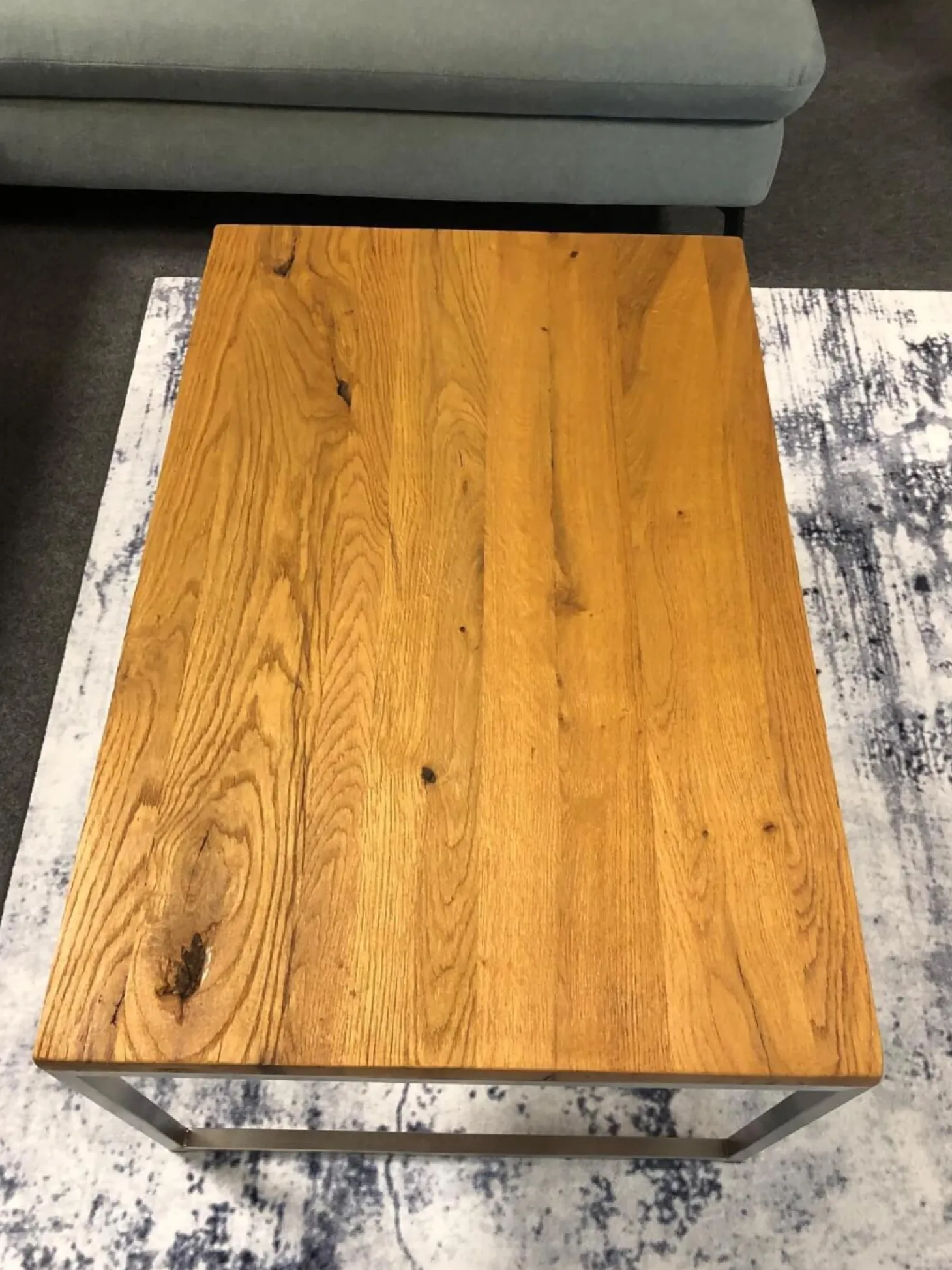 Couchtisch Modell AC90-L Eiche-Kern-Altholz