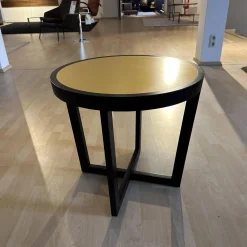 Couchtisch Mood BW-T-107-100 Platte Holz Goldton Gestell Holz Esche