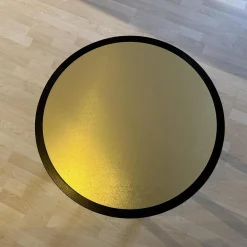 Couchtisch Mood BW-T-107-100 Platte Holz Goldton Gestell Holz Esche