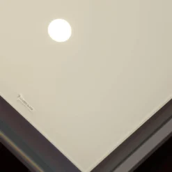 Couchtisch S1080 WSW Weiß RAL 9010 mit Verstellbarer Platte